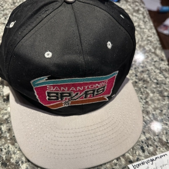 Vintage San Antonio Spurs AJD Licensed NFL Rare Green Bill SnapbackHat 90s Tags - Picture 11 of 16